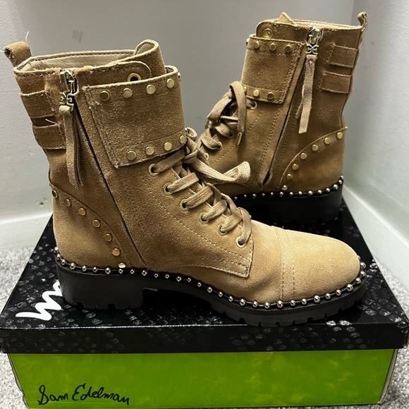 Sam Edelman Combat Boots. Never worn! - Picture 2 of 4